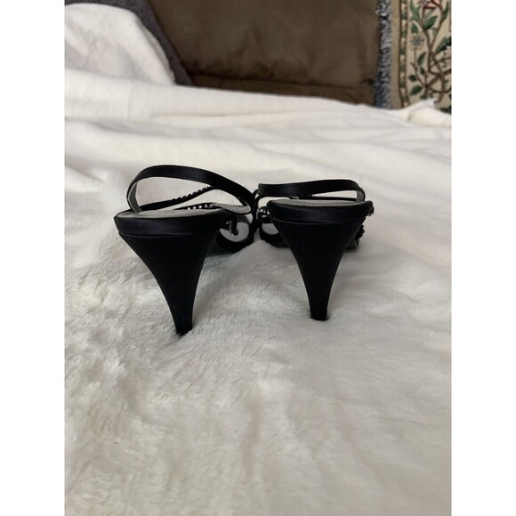 New Enzo Angiolini strappy heel with silver bling Sz 7 - Picture 2 of 4